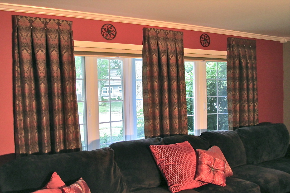 photo inverted pleat draperies pleat to pattern window treatments