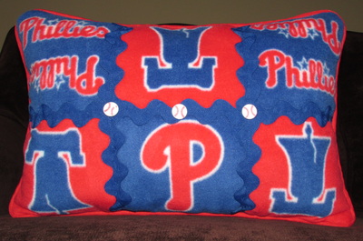 phillies baseball custom accent pillow photo